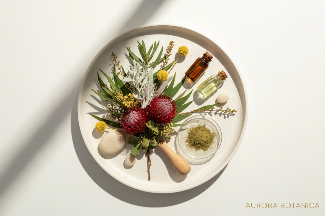 Organic botanical ingredients used in Zahlie natural skincare products